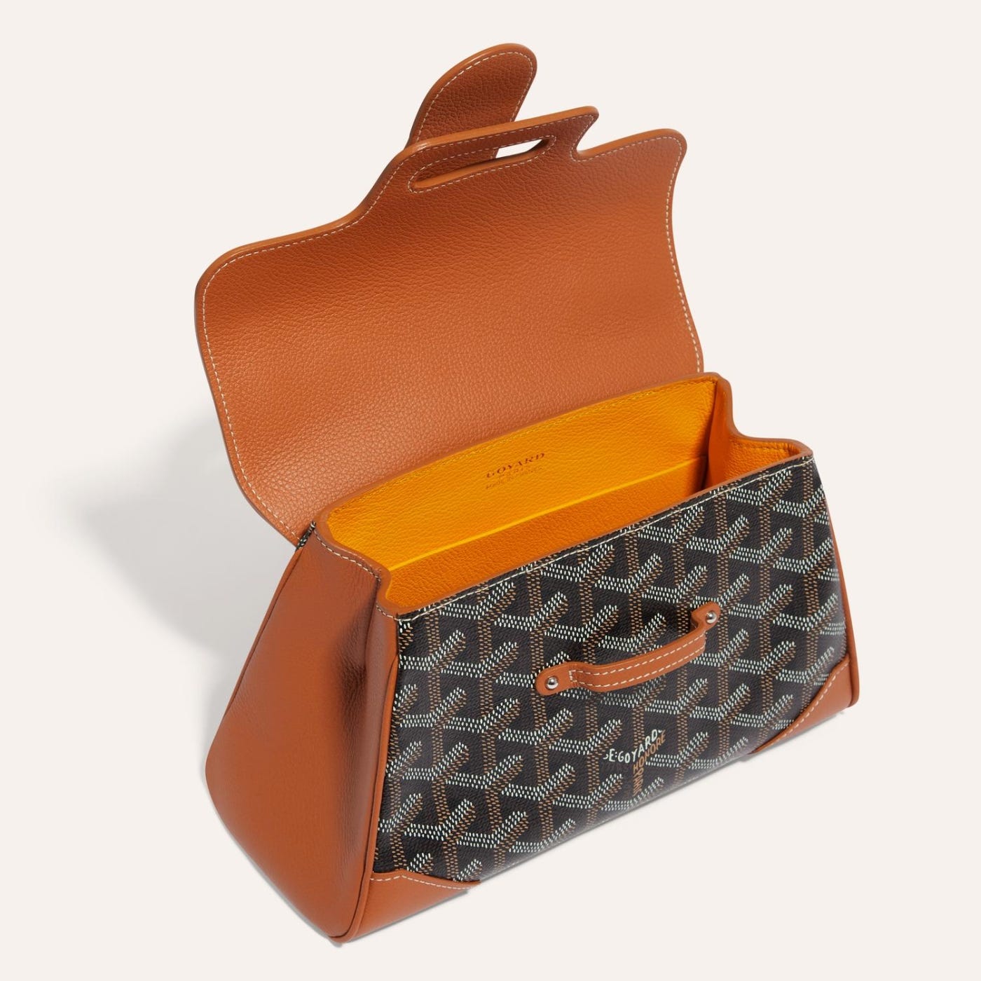 Goyard Saigon Souple Mini Bag Black and Brown - Image 5